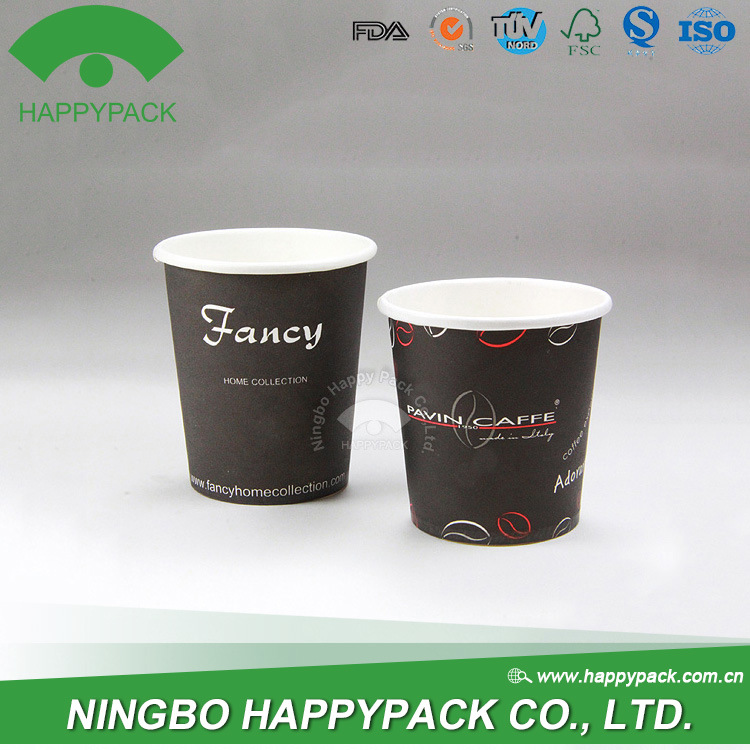 Promotional Custom Single Wall Paper Cup for Hot Coffee