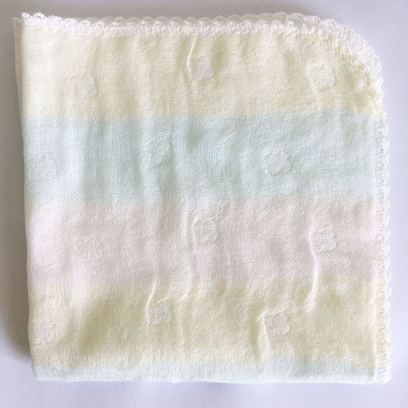 Special Design Cotton Face Towels for Baby Children / Ultra Soft Absorbent Infant Washcloth 30*60cm/12*24