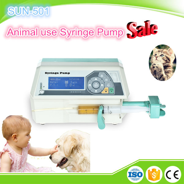 Sun-501 Single Channel, Handle Animal Syringe Pump Low Price