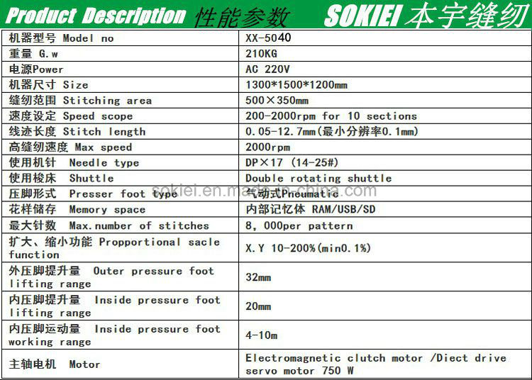 Japan Brother Mitsubishi Computerized Electronic Programmable Pattern Machine