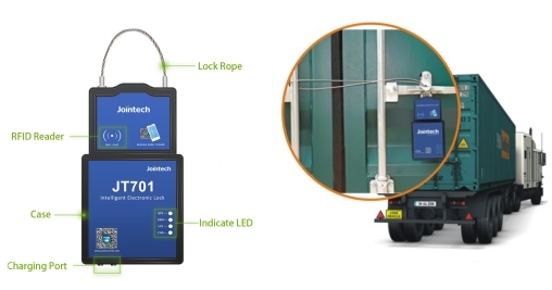 3G GPS Electronic Container Tracking Padlock for Container/Cargo/Trailer/Asset Live Management