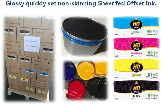 Stable Quality Glossy Ink Sheetfed Offset Ink