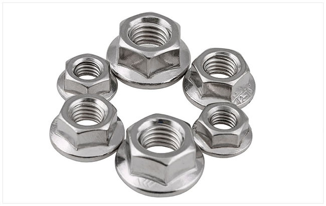 DIN 6923 Stainless Steel Hexagon Hex Flange Nut Unc