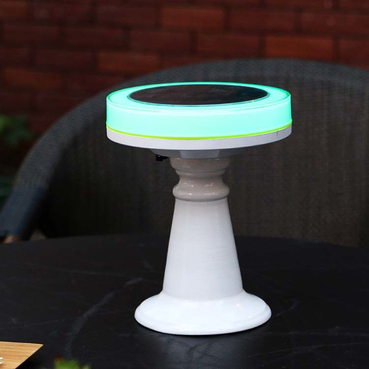 Small Home Decor RGB Color Change Solar LED Desk Remote Control Light for Bar/Garden/Park