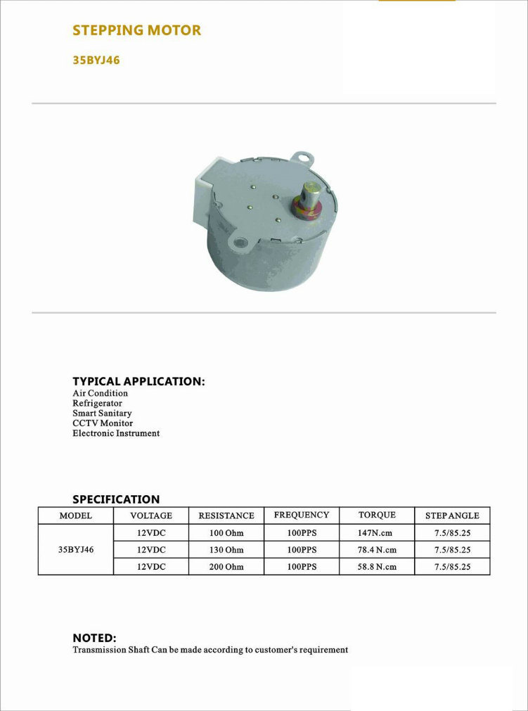 NEMA Desktop 3D Printer Stepper Motor for BBQ Machines Motor