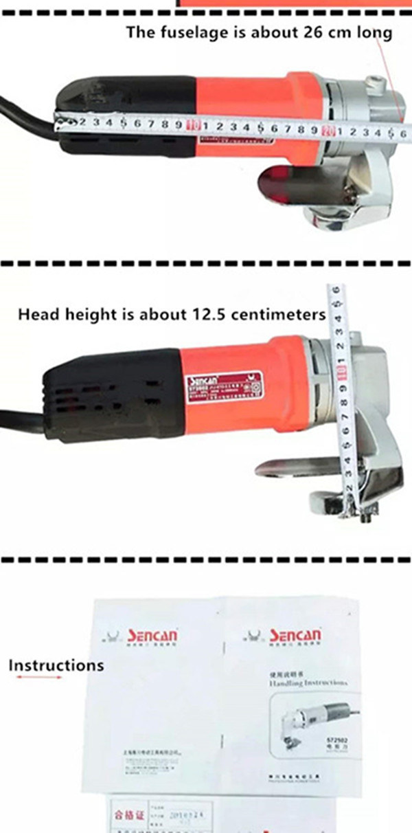 Portable Electric Scissors for Cutting Sheet Metal