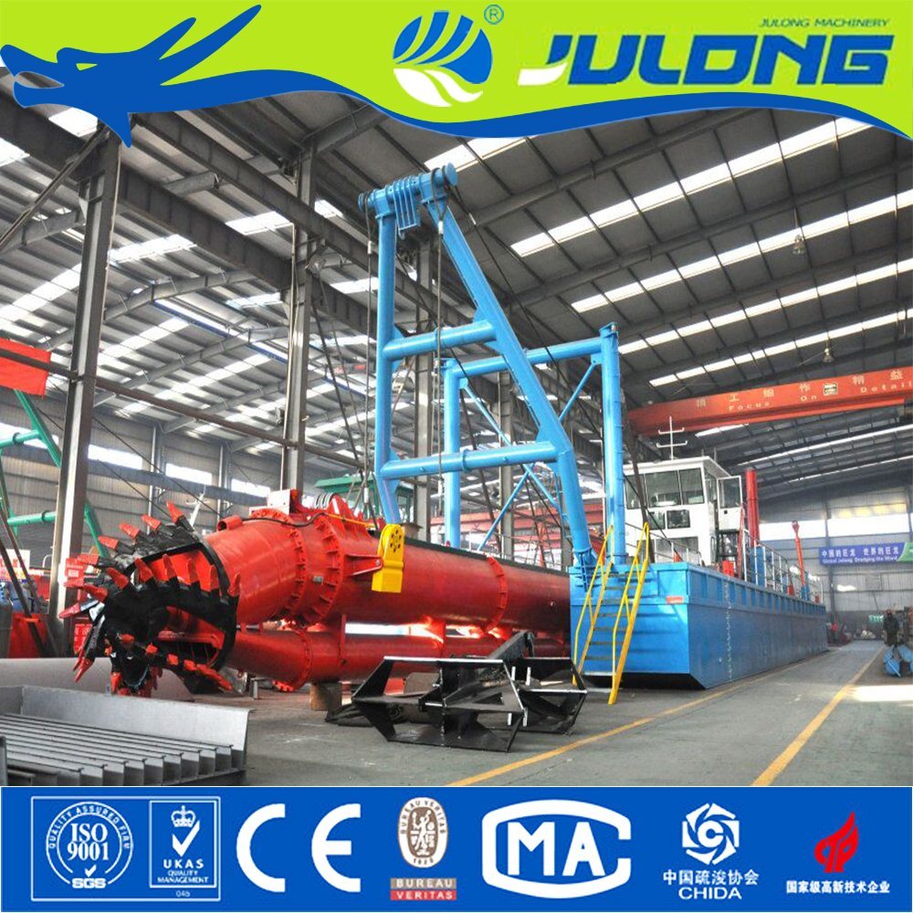 China Factory Julong Sand/Mud Cutter Suction Dredger/Machine