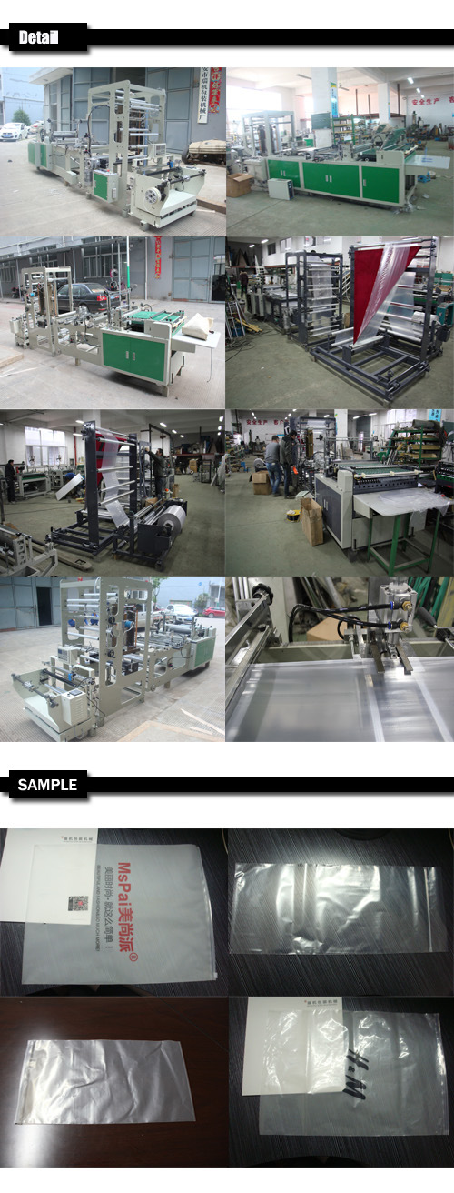 Automatic Plastic Zipper Bag Making Machine