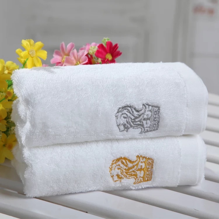Manufacturer Supply Embroidered Thick Cotton Hand Towel Hotel Textile (JRD022)
