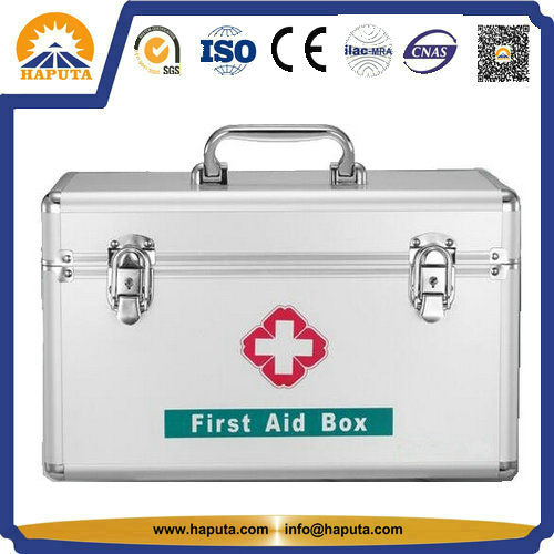 Aluminum First Aid Kit with Pouch for First Aid Products (HMC-1010)
