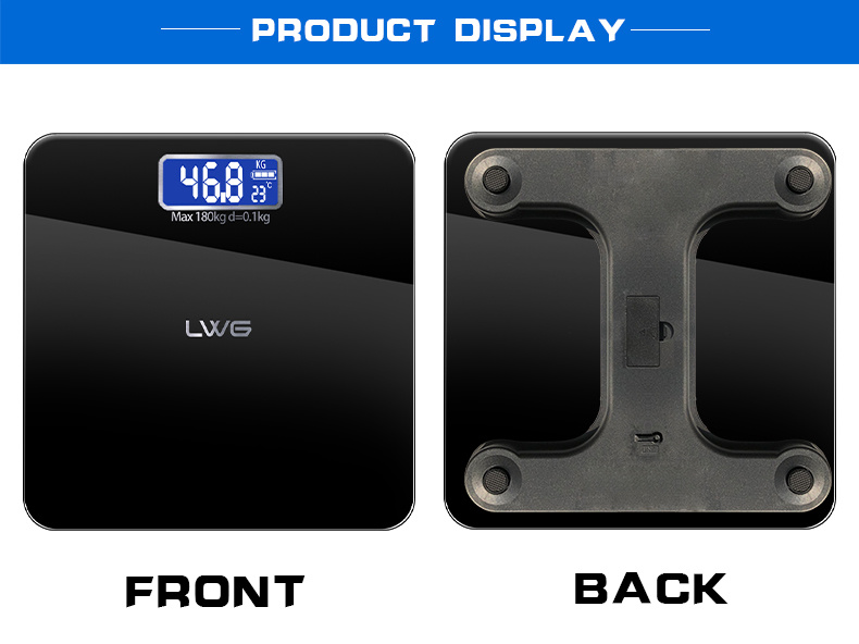 Accurate Measurement Electric Bathroom Weight Scales