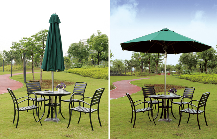 Patio Stainless Steel Windproof Outdoor Umbrella