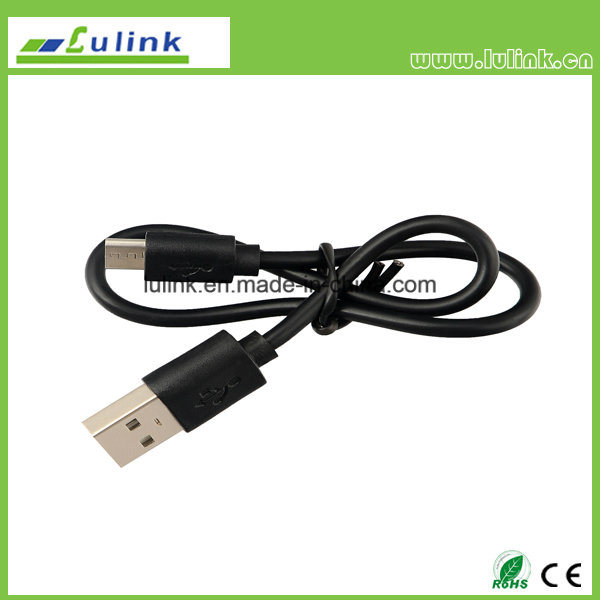 Portable Data Charge Black White Micro USB Cable