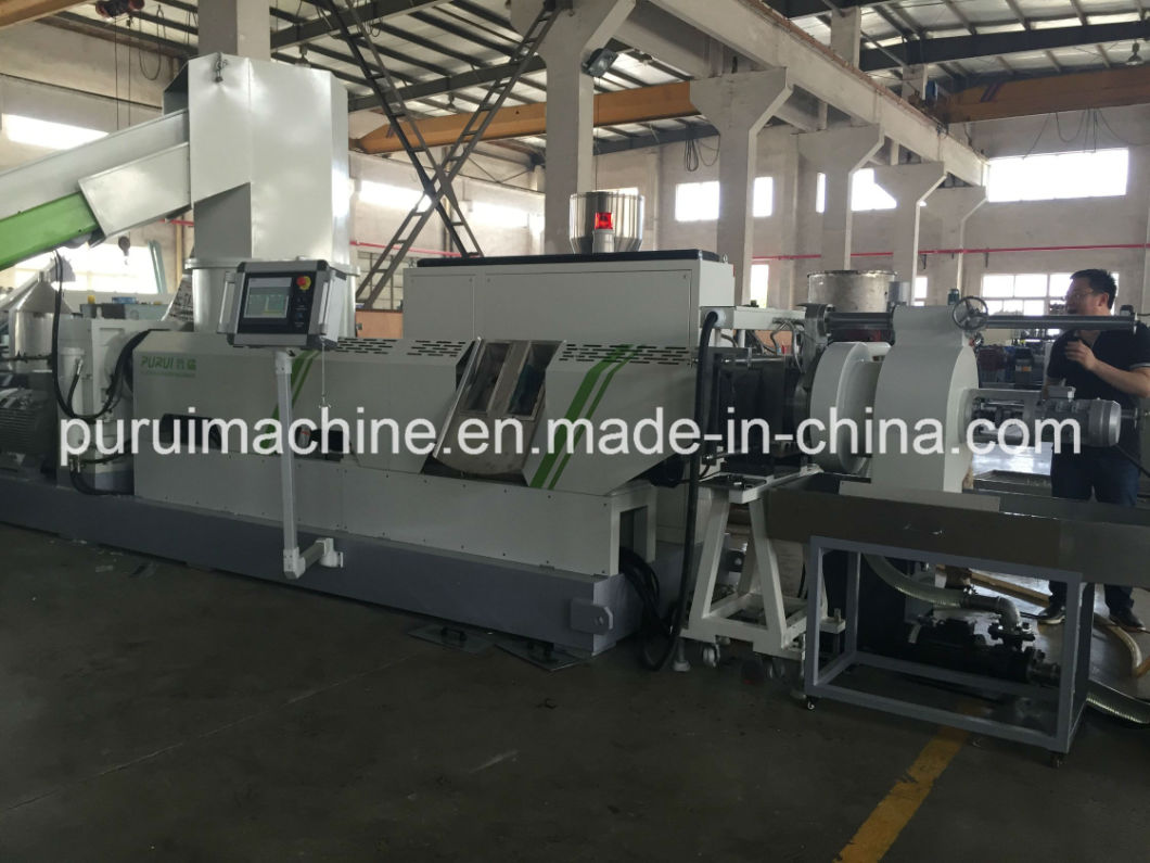 Waste PP PE Film Recycling Plastic Granulating Machine