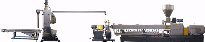 Twin Screw Co-Rotating TPR EVA PVC Granulator Machine