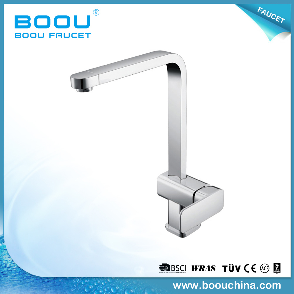 Boou The Lasted Model New Style Deck Mounted Zinc Alloy Kitchen Mixer Tap