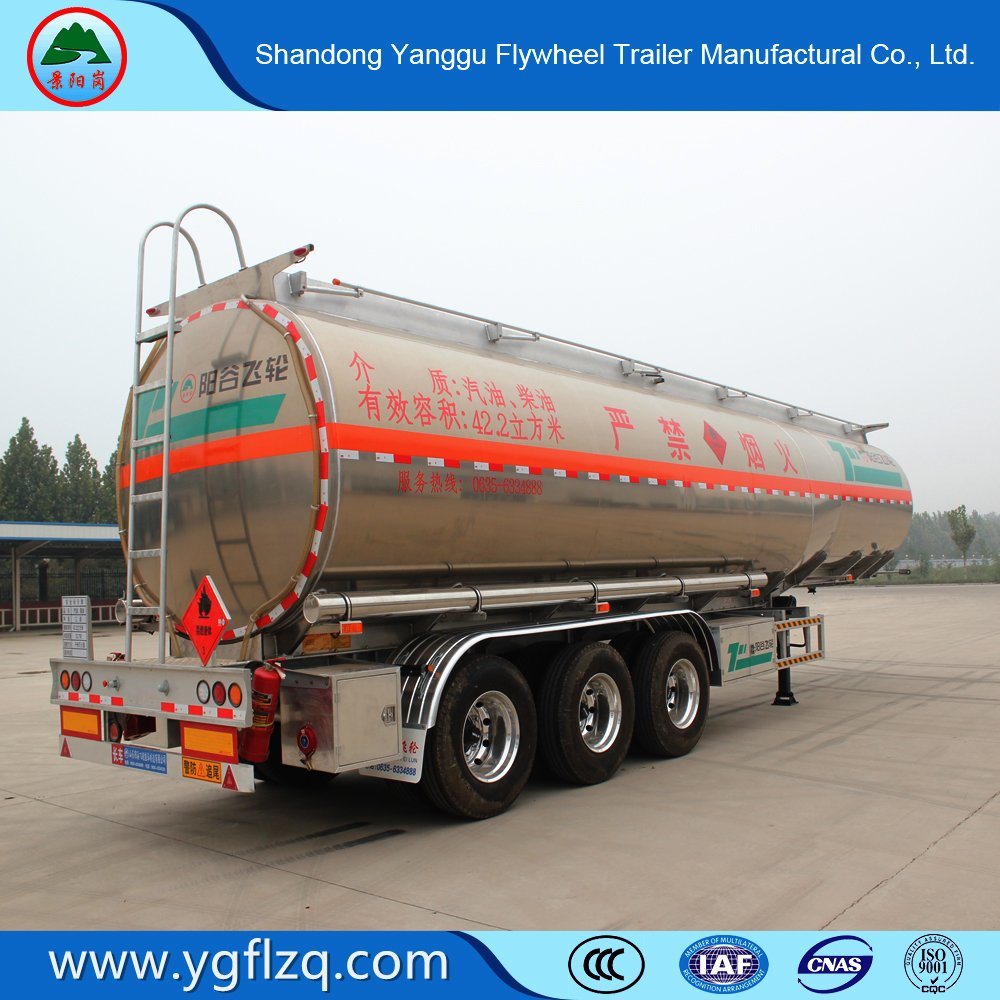 New China Factory Aluminium Alloy/Stainless Tanker/Tank Semi Trailer From China