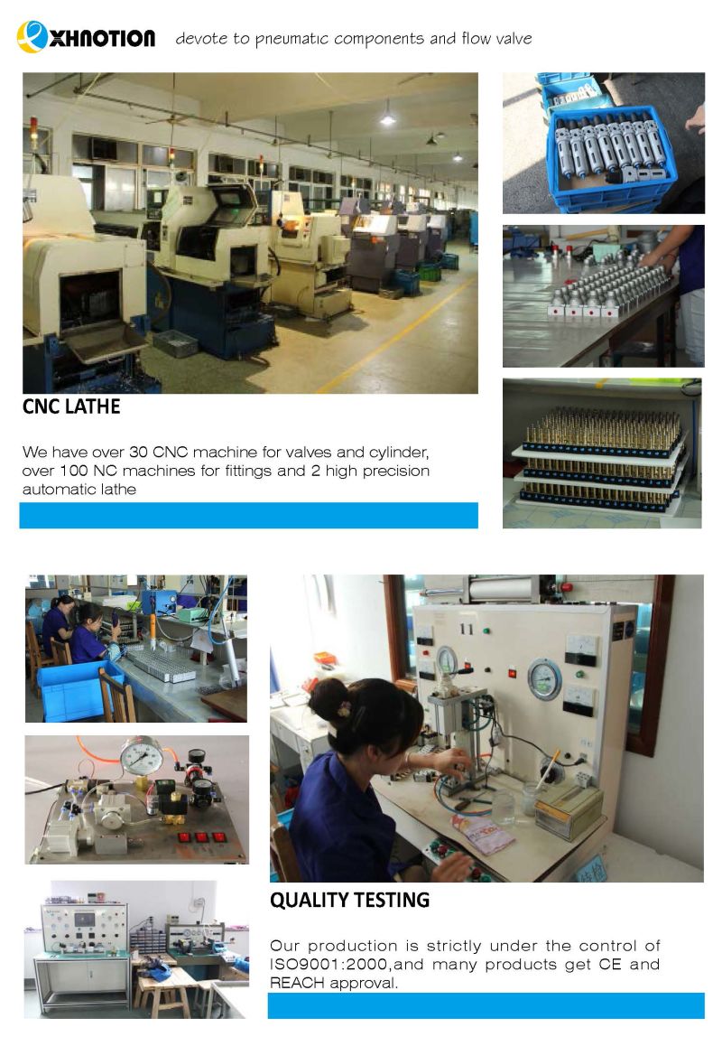 Pneumatic Air Control Solenoid Valve Factory in China