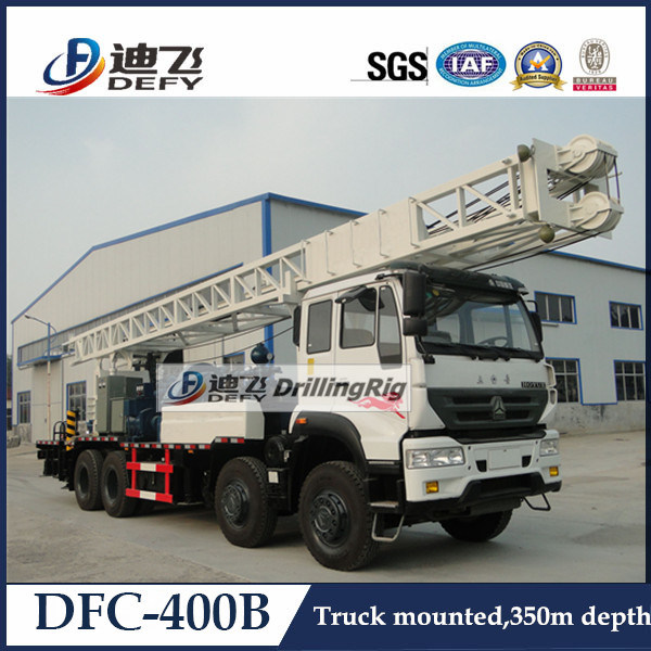 400m Truck Mounted Hydraulic Rotary Water Well Drilling Rigs Price Dfc-400b