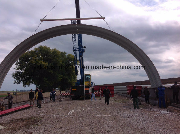 1250-800 Super China Frameless Self-Support Arch Shape Roof Building Roll Forming Machine