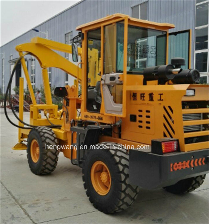 Barrier Safety Hydraulic Screw Pile Driver for Guardrail Installation