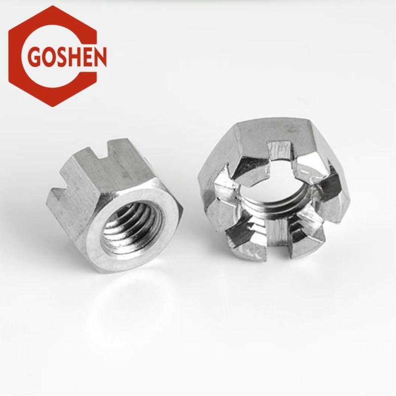 Stainless Steel 304 Hex Slotted/Castle Nut