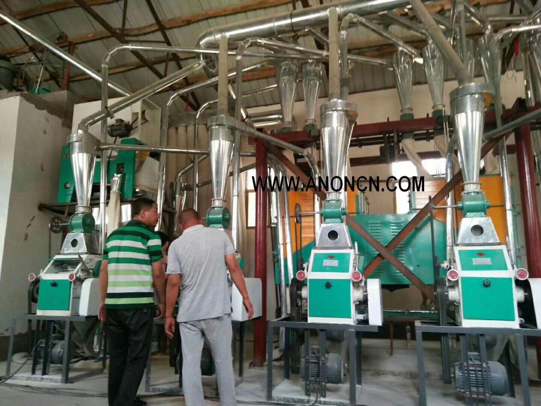 Anon 80 Tons Per Day Complete Auto Wheat Flour Mill Machine