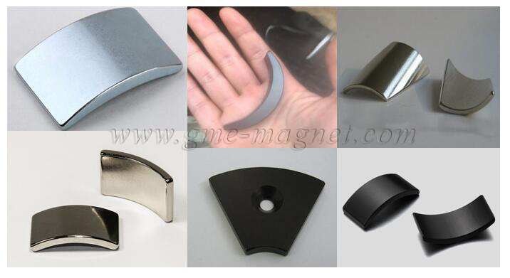 N52 Arc Magnets Rare Earth Strongest Magnet Industrial Magnets