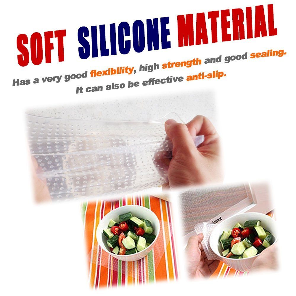 Silicone Food Storage Wraps Kitchen Accessories