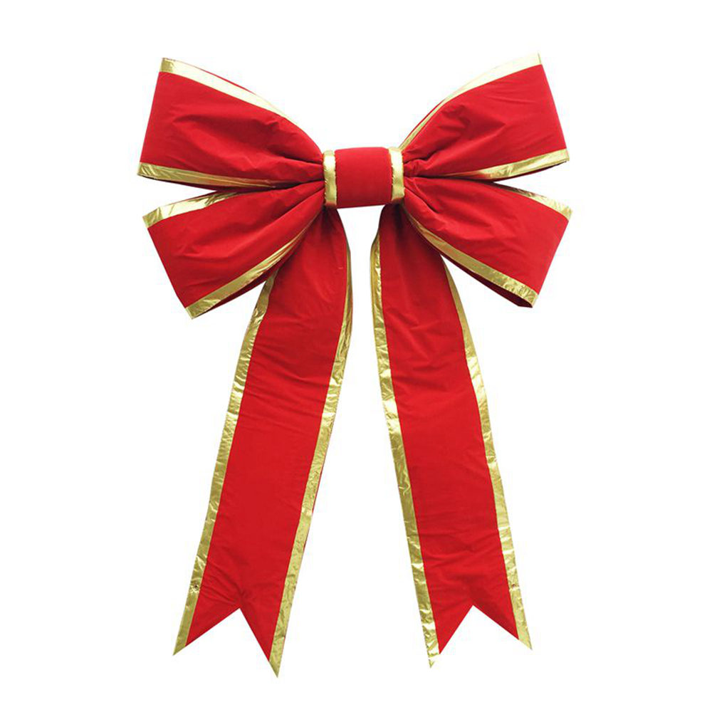 Christmas Outdoor Decoration Bow with LED Light