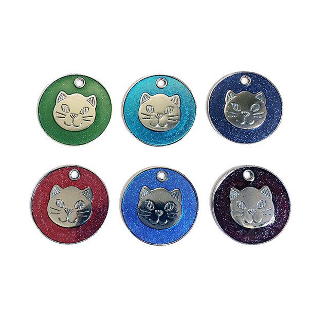 Custom Shapes Wholesale Colorful Anodized Stainless Steel Necklace Dog Tags