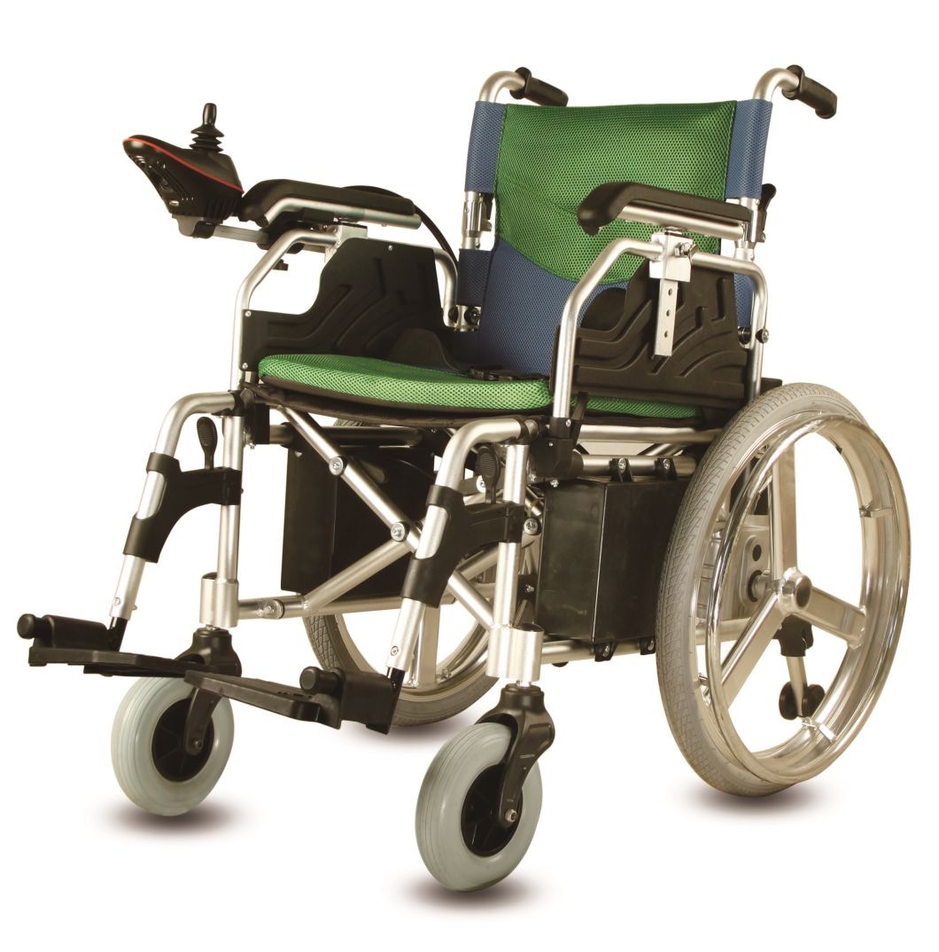 Aerospace Aluminium Alloy Light Weight Electric Folding Wheelchair