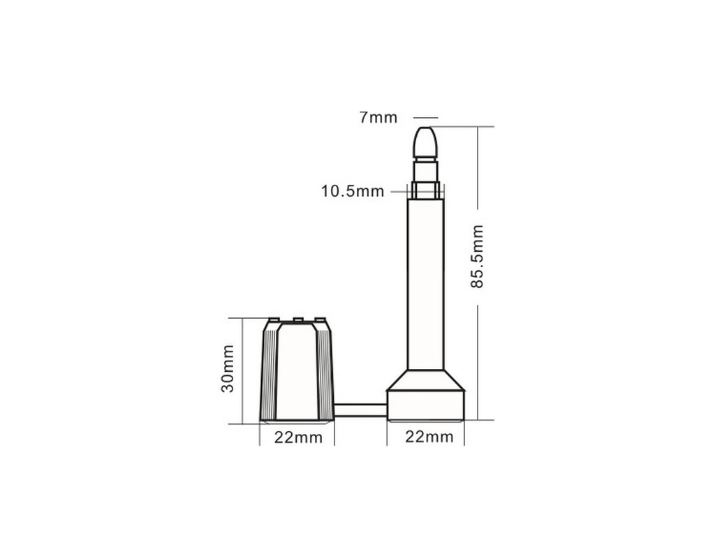 Tl1006 High Cargo Container Security Bolt Seal