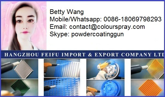 Portable Electrostatic Powder Coating Coat Spray Gun with Small Hopper