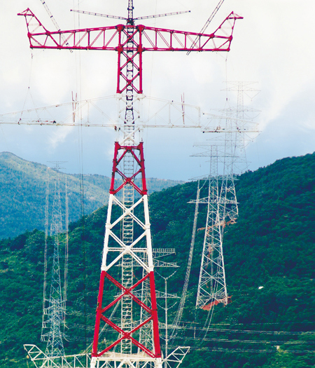 Carbon Steel Transmission Line Iron Tower