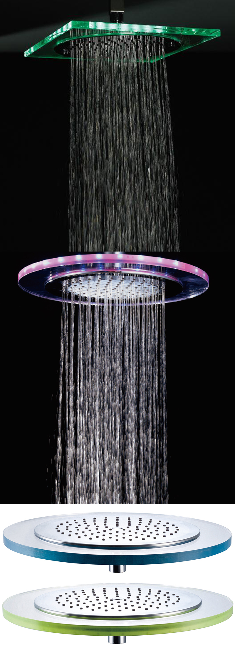 12 Inch Shower Head with LED Display