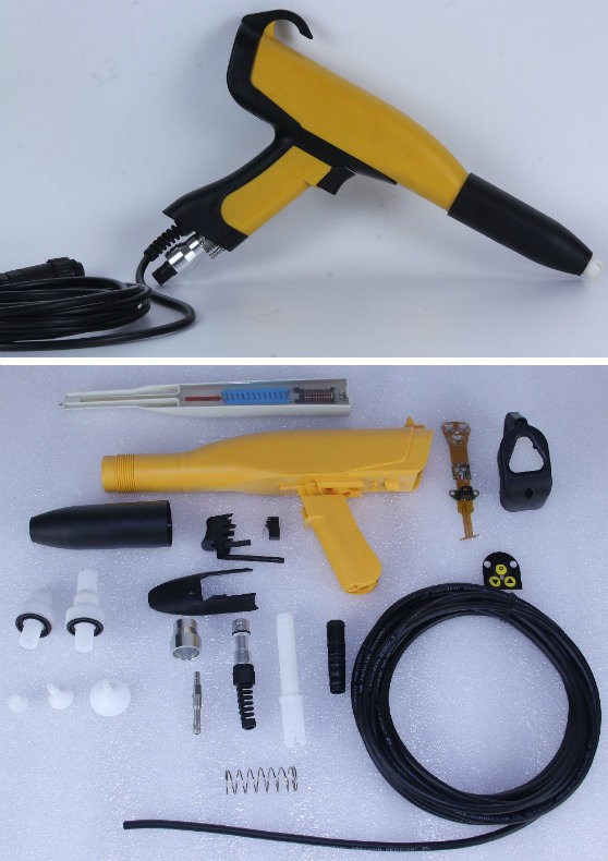 Ce Portable Manual Powder Coating Gun (Colo-668t-H) for Testing Powder Spray Work