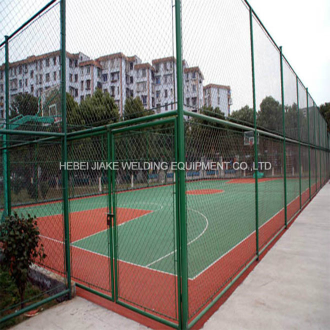 High Speed Double Wire Diamond Mesh Chain Link Fence Machine