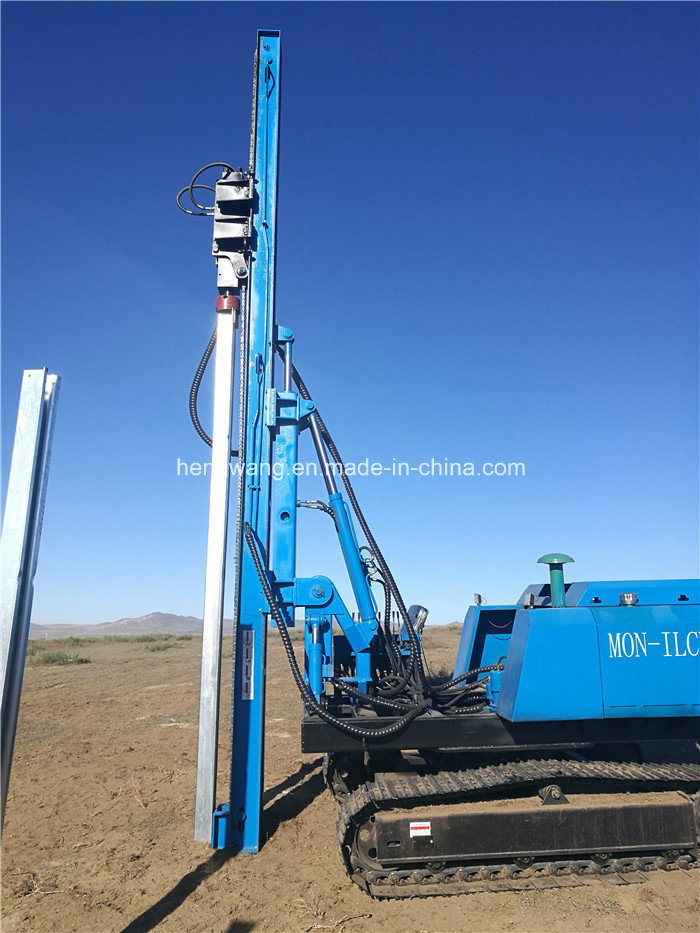 Solar Plant Ground Screw Pile Driver /Hydraulic Press Pile Driver