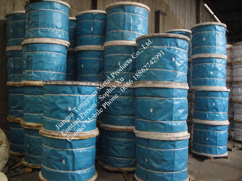 Hot Sell Steel Wire Rope 8*19s+8*7+PP