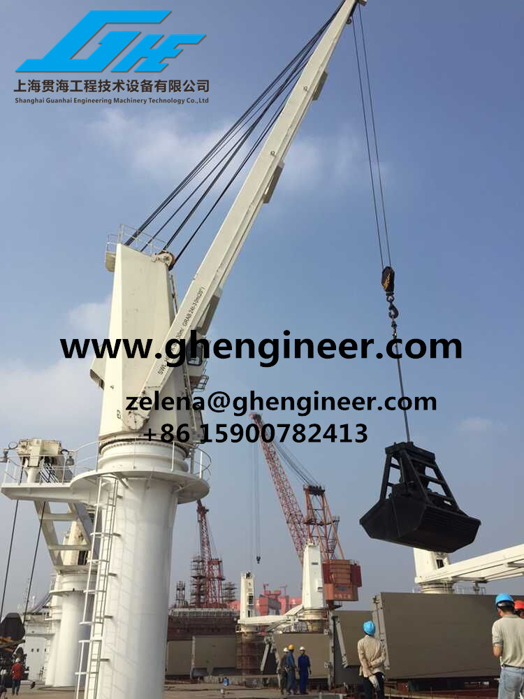 Marine Crane and Grab Cable Drum