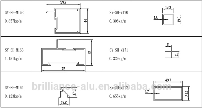 Big Size Wood Grain Aluminum/Aluminium Sliding Door