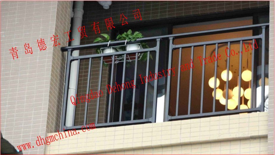 Decorative & Waterproof Wrought Iron Balcony Fence