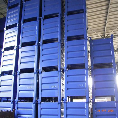 Industry Galvanized Wire Mesh Used Steel Folding Storage Cage /Tray