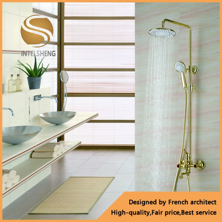 Brass Sanitary Ware Bathroom Shower Mixer (AOM-6102)