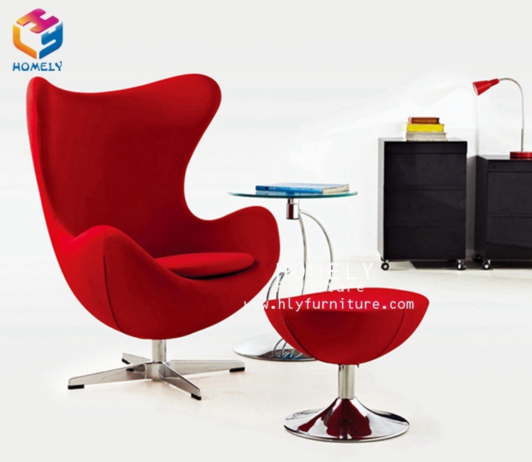 Modern Living Room Furniture Classic Designer Replica Aluminium Dinning Egg Chair