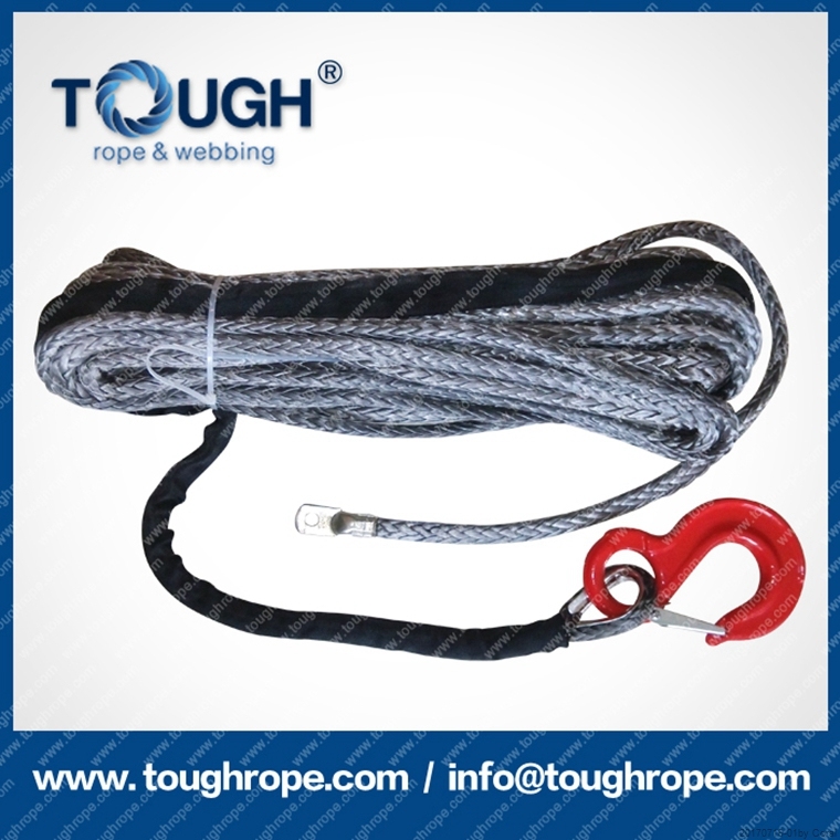 6mm 7000lbs Tough Rope Kevlar Braided Rope Synthetic Winch Rope
