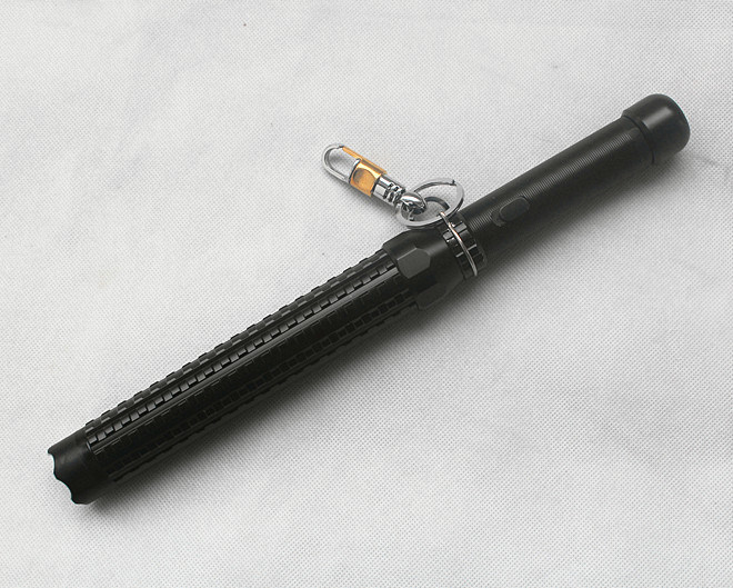 999 Telescopic Batons Telescopic Stun Gun Adjustable Tactical Flashlight