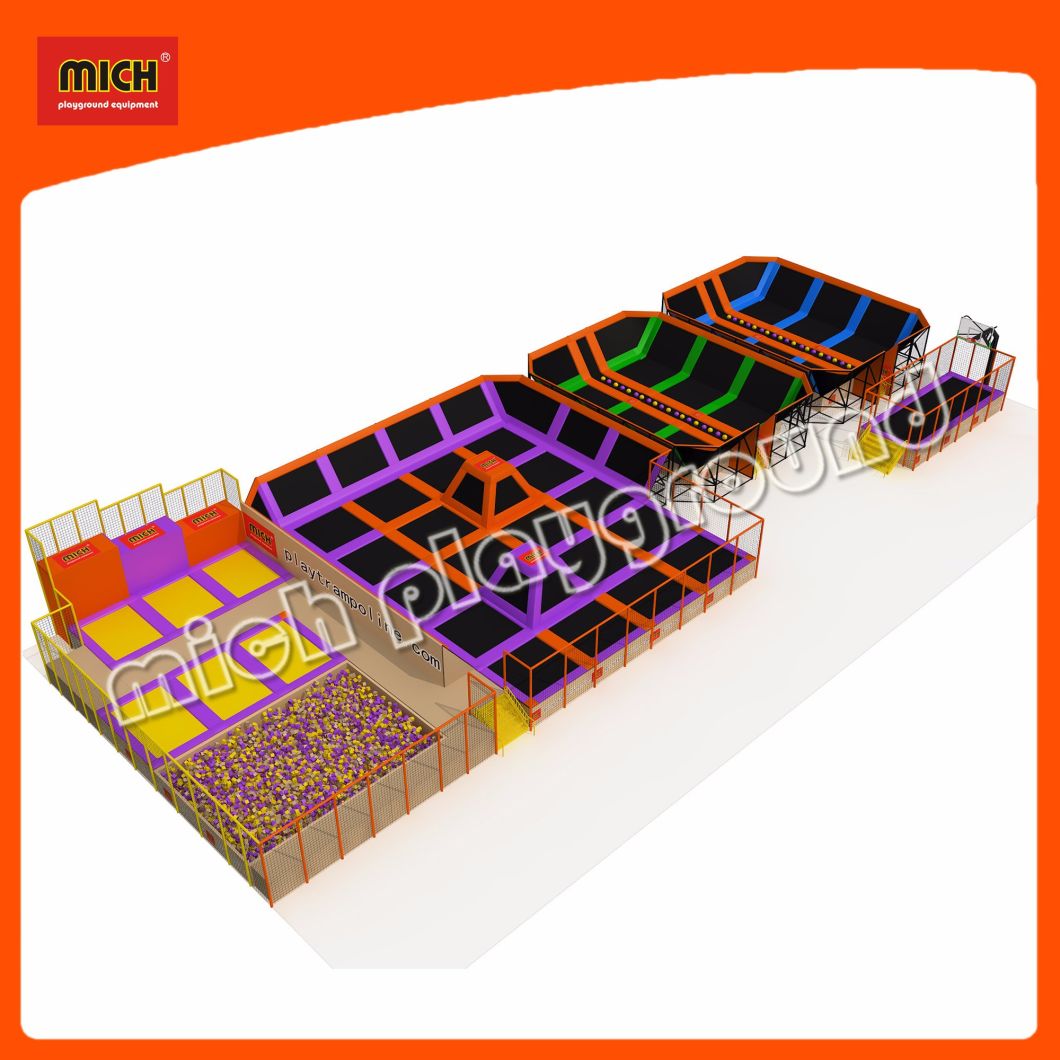 Trampoline Sports Square Indoor Playground Trampoline Park Foam Blocks Series for Adult