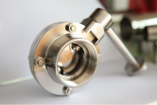 SS304/SS316L Sanitary Stainless Steel Welded Clamp Thread Butterfly Valve